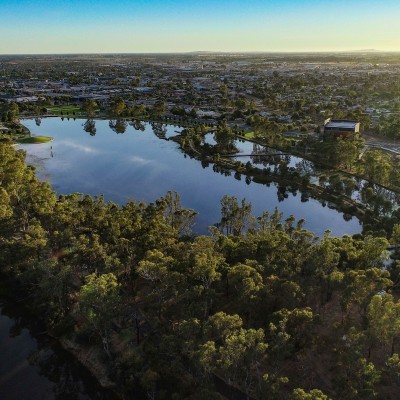 Victoria Park Lake beside Kaiela