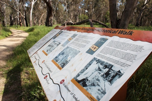 Aboriginal Historic Walk Sign