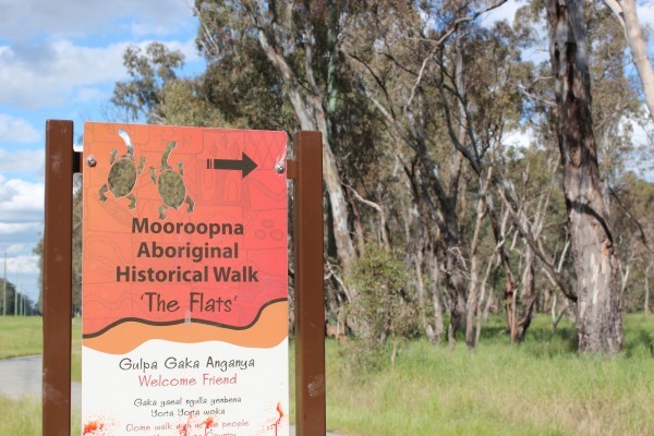 The Flats Sign